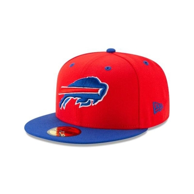 Red Buffalo Bills Hat - New Era NFL 2Tone 59FIFTY Fitted Caps USA6580471